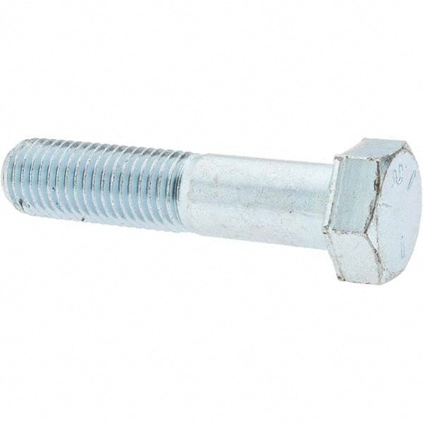 Value Collection -30165-4 Hex Head Cap Screw 7/8-9 x 4", Grade 5 Steel, Zinc-Plated
