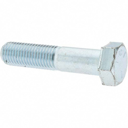 Value Collection -30165-4 Hex Head Cap Screw 7/8-9 x 4", Grade 5 Steel, Zinc-Plated