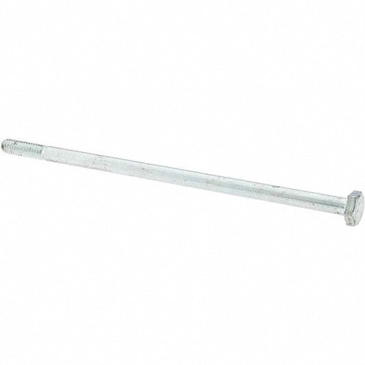 Value Collection 30020 Hex Head Cap Screw 1/4-20 x 6", Grade 5 Steel, Zinc-Plated