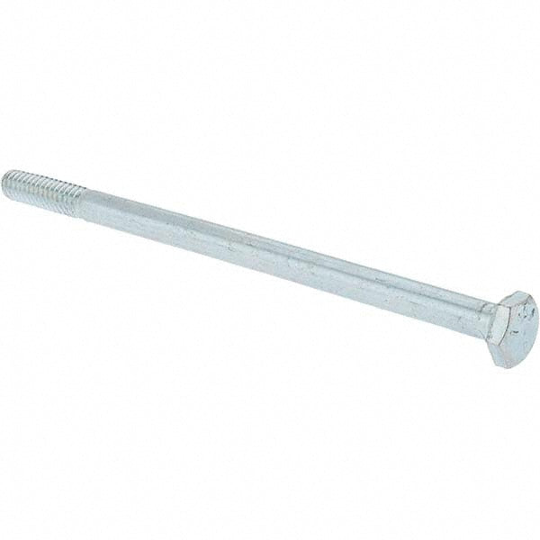 Value Collection 30017 Hex Head Cap Screw 1/4-20 x 4-1/2", Grade 5 Steel, Zinc-Plated