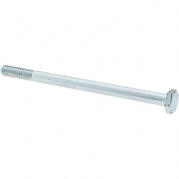 Value Collection 30016 Hex Head Cap Screw 1/4-20 x 4", Grade 5 Steel, Zinc-Plated