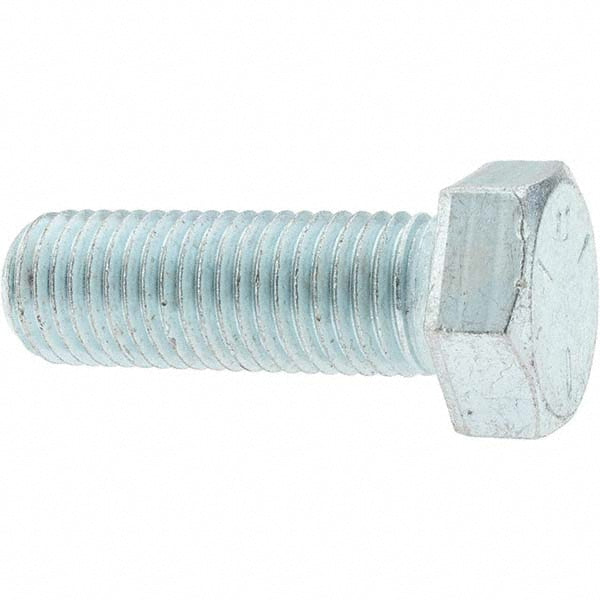 Value Collection -30170-3 Hex Head Cap Screw 1-8 x 3", Grade 5 Steel, Zinc-Plated