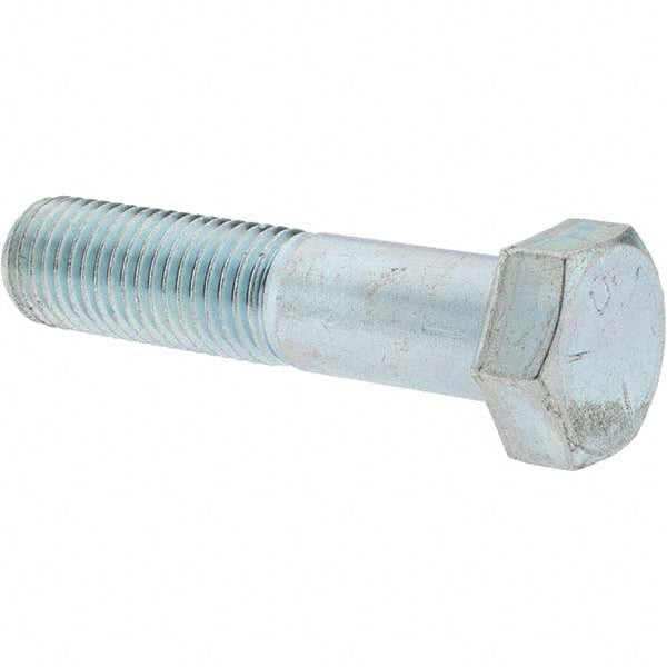 Value Collection -30170-41/2 Hex Head Cap Screw 1-8 x 4-1/2", Grade 5 Steel, Zinc-Plated