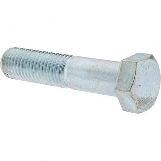 Value Collection -30170-41/2 Hex Head Cap Screw 1-8 x 4-1/2", Grade 5 Steel, Zinc-Plated