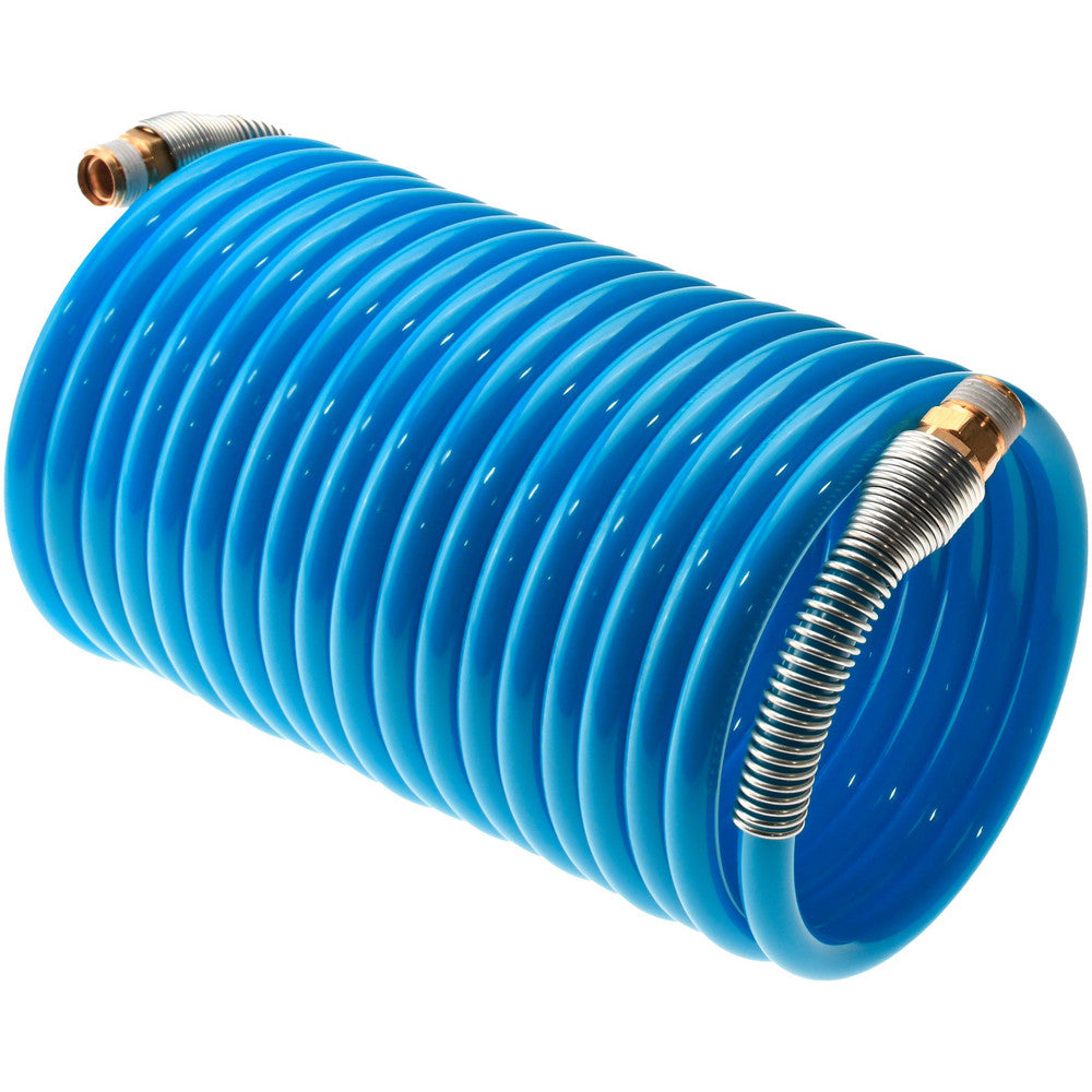Pro-Source 5530038325PRO Coiled & Self Storing Hose 3/8" ID, 25' Long, Male Swivel x Male Swivel