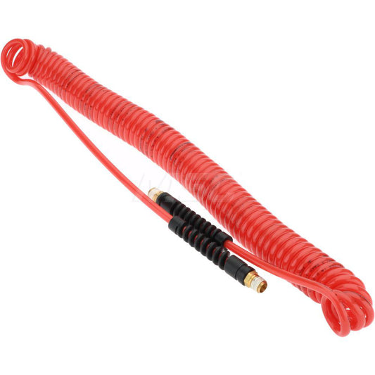 Pro-Source 5540031425PRO Coiled & Self Storing Hose 3/16" ID, 25' Long, Male Swivel x Male Swivel