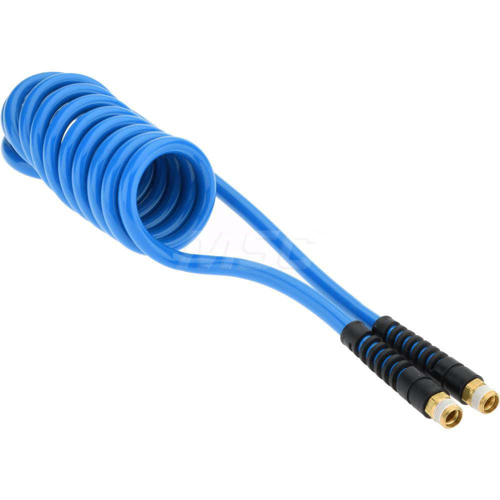 Pro-Source 5540038310PRO Coiled & Self Storing Hose 3/8" ID, 10' Long, Male Swivel x Male Swivel