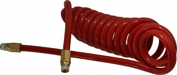 Pro-Source 5540012115PRO Coiled & Self Storing Hose 1/2" ID, 15' Long, Male Swivel x Male Swivel