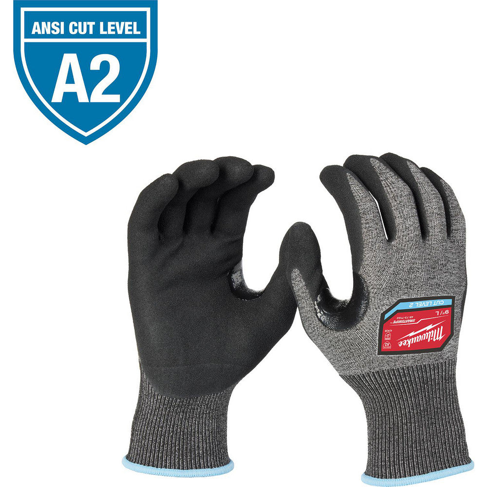 Milwaukee Tool 48-73-7123E Cut & Puncture Resistant Gloves Style Knit  Coating Material Nitrile  Coating Coverage Palm & Fingers  Glove Type Cut-Resistant  ANSI/ISEA Cut Resistance Level A2  Primary Material Polyethylene