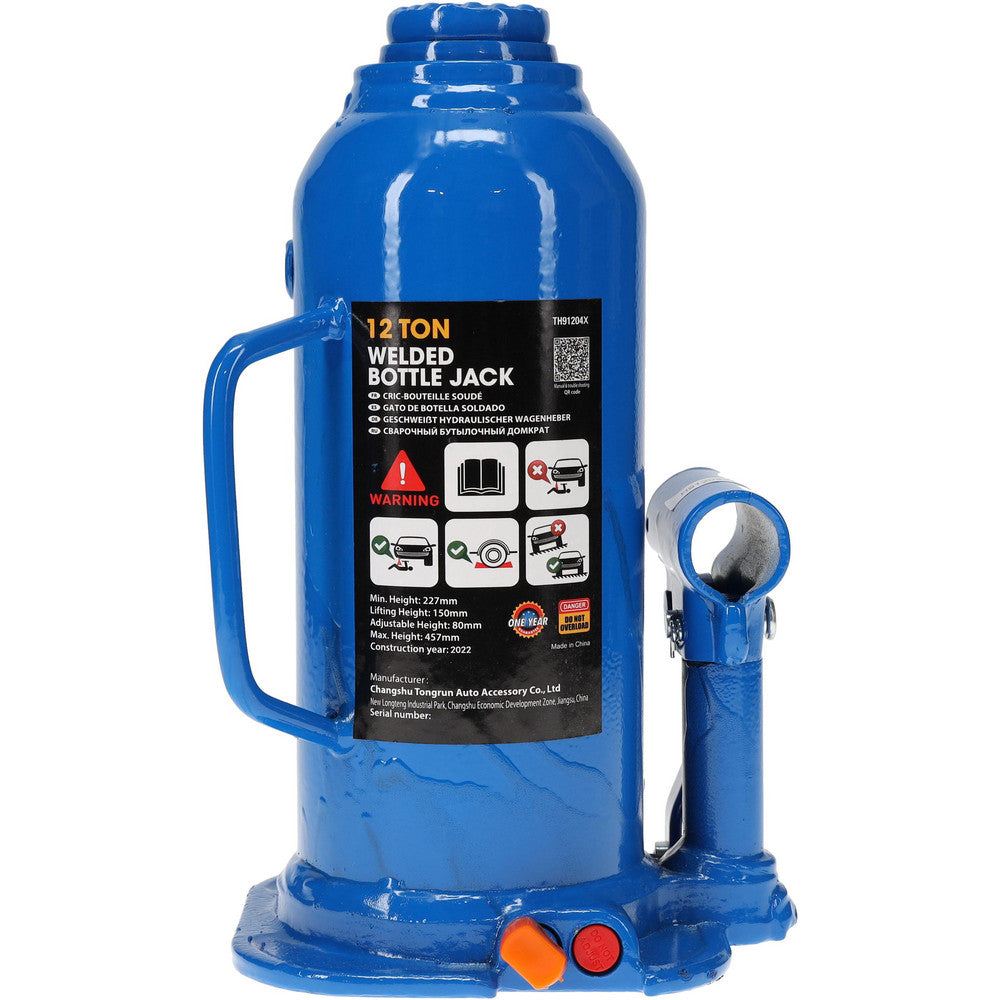 Value Collection TH91204X 12 Ton Capacity Side Pump Bottle Jack