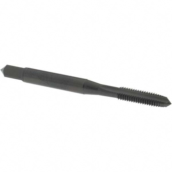 OSG 22617 Straight Flute Tap M5x0.8 Metric Coarse, 3 Flute, Plug Chamfer, 2B Class of Fit, High-Speed Steel, Oxide Finish
