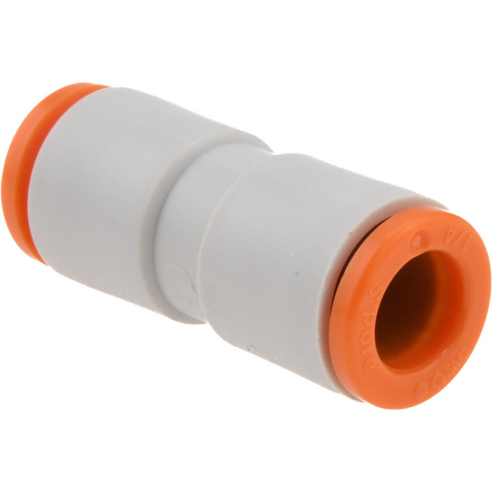 SMC Pneumatics KQ2H07-00A Push-to-Connect Push-to-Connect Fitting Union, 1/4" OD