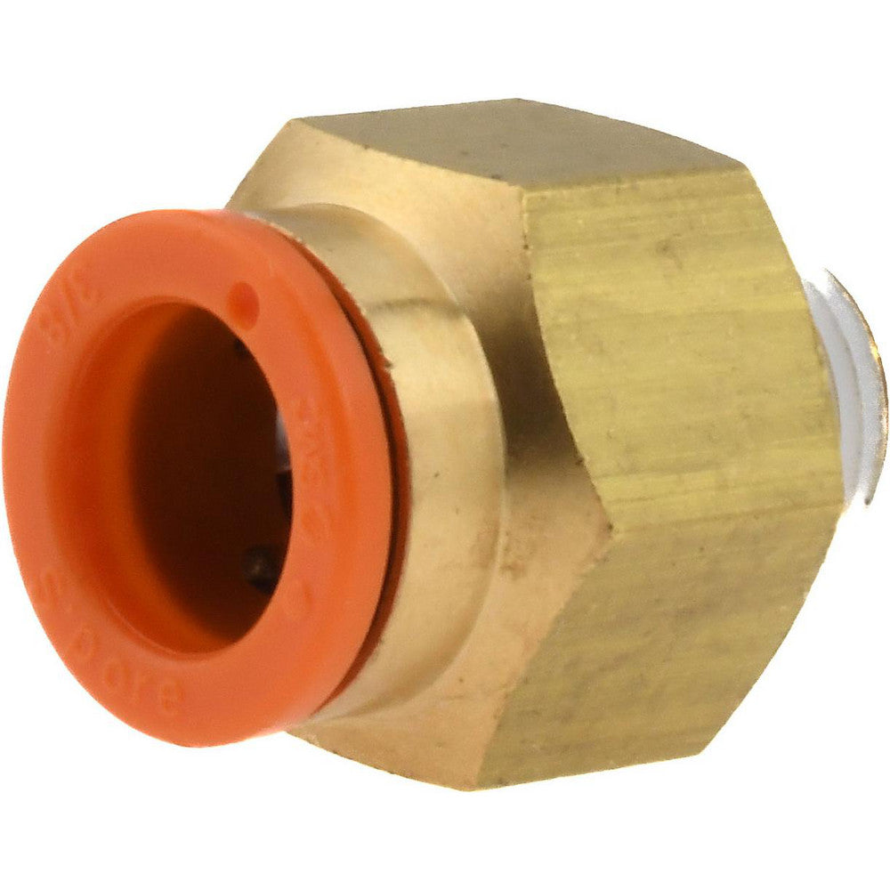 SMC Pneumatics KQ2H11-34AS Push-to-Connect Push-to-Connect Fitting Connector, NPT, 3/8" OD