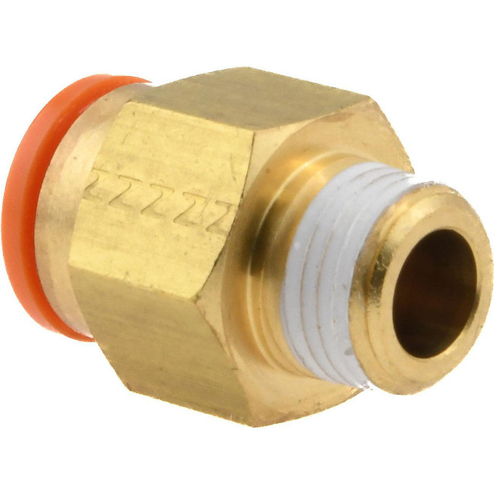 SMC Pneumatics KQ2H09-34AS Push-to-Connect Push-to-Connect Fitting Connector, NPT, 5/16" OD