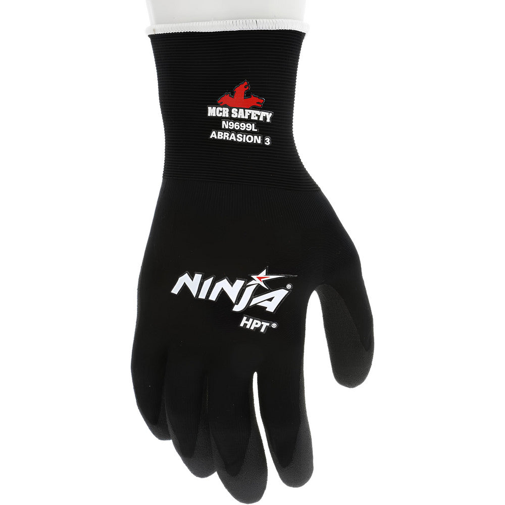 MCR Safety N9699S Work Gloves Ninja® N9699, Size Small, PVC-Coated Nylon, General Purpose