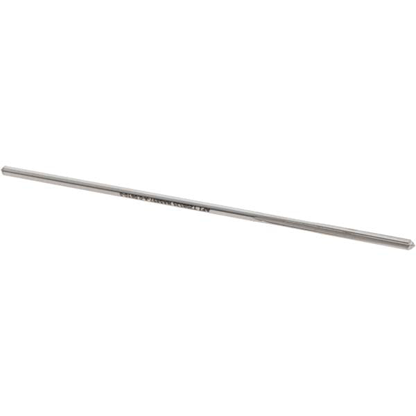 Alvord Polk 10066 Chucking Reamer 0.0610" Dia, 2-1/2" OAL, 1/2" Flute Length, Straight Flute, Straight-Cylindrical Shank, HSS