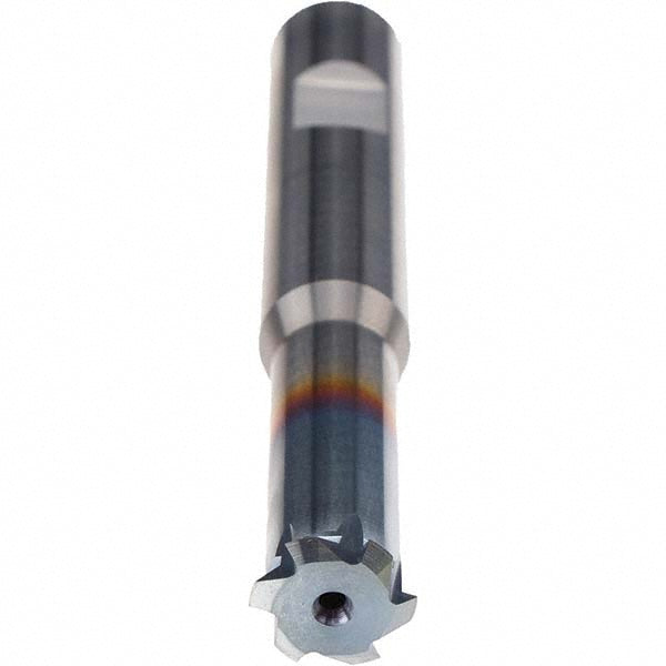 Emuge GFS33106.5011 Single Profile Thread Mill 3/8-16, 16 to 28 TPI, Internal, 5 Flutes, Solid Carbide