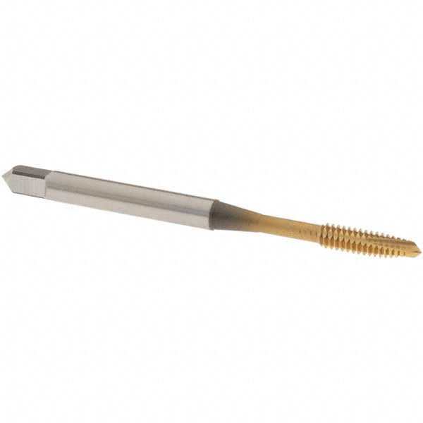 OSG 1101505605 Spiral Point Tap #4-40 UNC, 3 Flutes, Plug Chamfer, HSS, TiN Coated