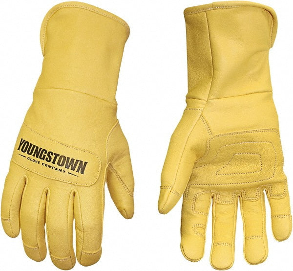Youngstown 11-3245-60-L Size L, Leather or Synthetic Leather, Arc Flash Gloves