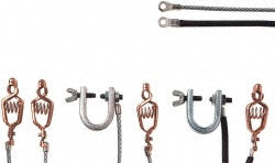 Justrite Mfg. Company 08500 Drum Bondwires End Style Alligator Clip Both Ends  Insulated No  Manufacturer's Part Number 08500  Anti-static Yes  Description Antistatic Wire For Bonding and Grounding, With Dual Hand Clamps  Length Ft. 3.000
