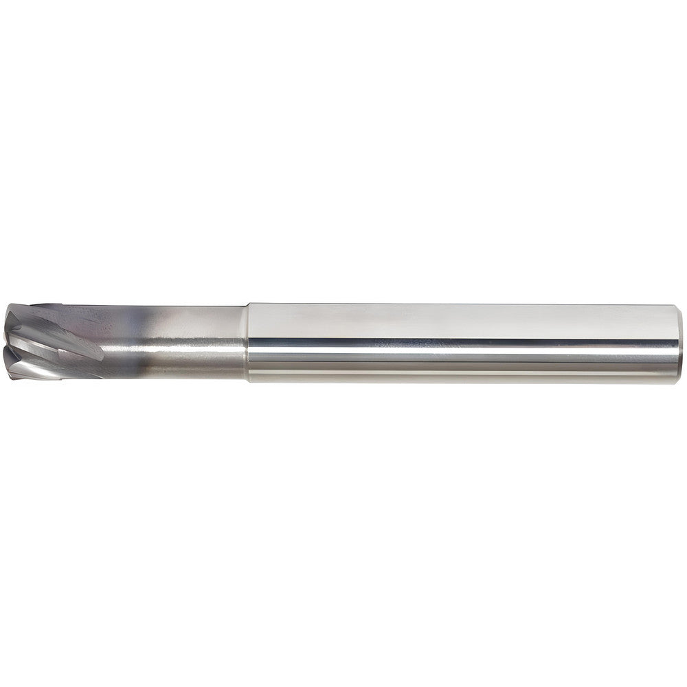 Kennametal 3352775 Corner Radius End Mill 3/4" Dia, 0.021" LOC, 0.04" Radius, 6 Flutes, Solid Carbide