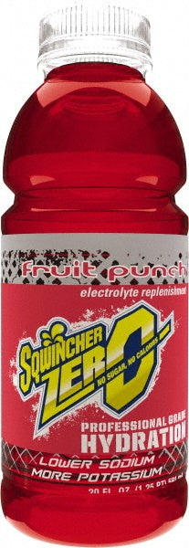 Sqwincher 159030800 Activity Drink 20 oz, Bottle, Fruit Punch, Ready-to-Drink Yields 20 oz