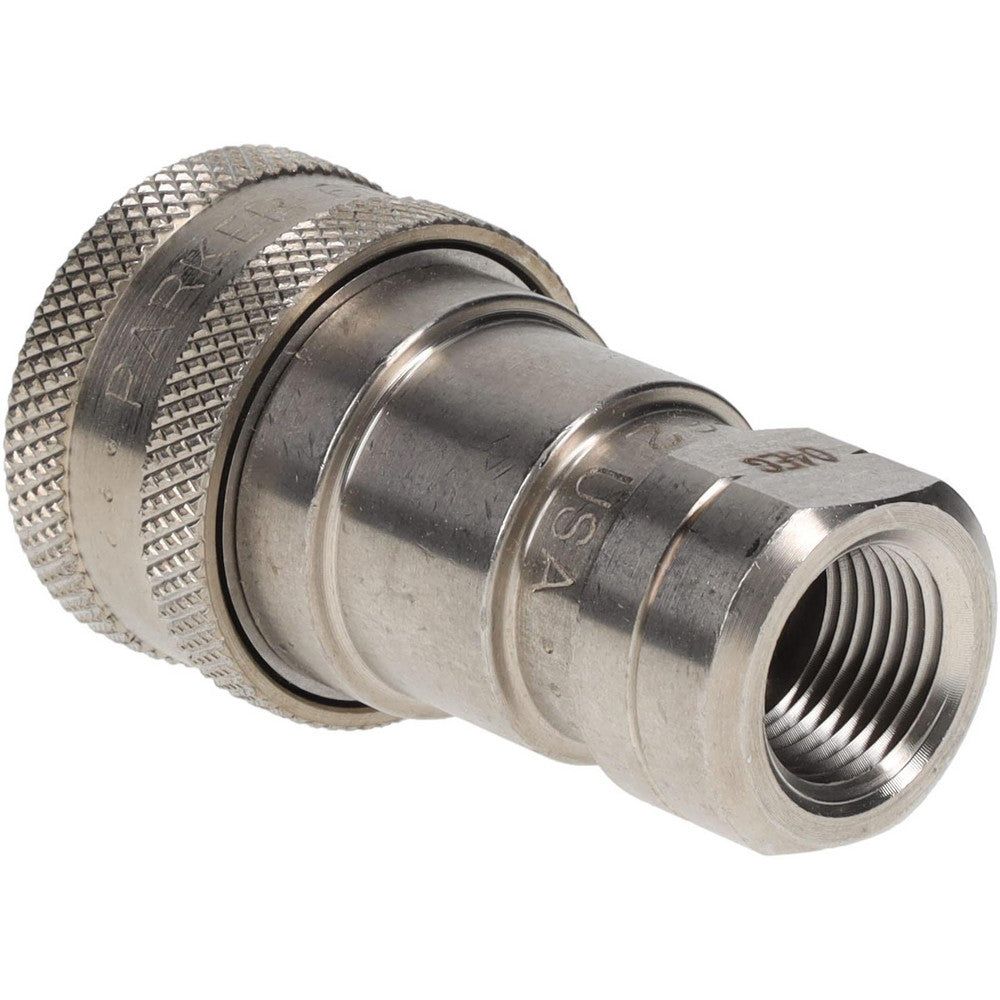Parker SH3-62 Hydraulic Hose Female Pipe Rigid Coupler Fitting Hose Size 3/8", 3/8" Thread, 1,500 psi
