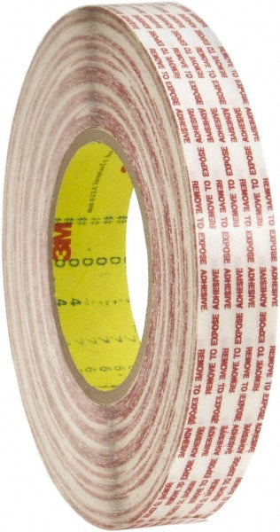 3M 7010295386 Polyethylene Film Tape 1" Wide, 60 yd Long, 6 mil Thick, Rubber Adhesive