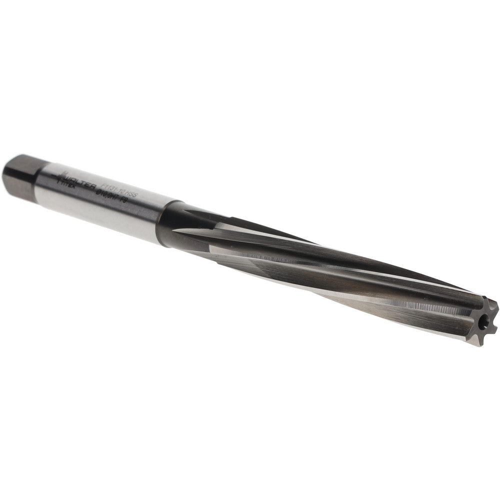 Walter-Titex 5071510 Hand Reamer 10 mm Dia, 66 mm Flute Length, 133 mm OAL