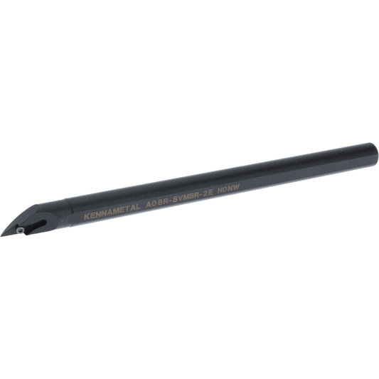 Kennametal 1236002 Indexable Boring Bar A08RSVMBR2E, 24.89 mm Min Bore Dia, Right Hand Cut, 1/2" Shank Dia, -5 &deg Lead Angle, Steel