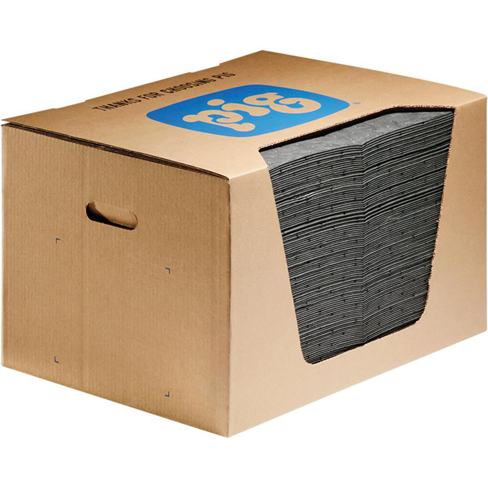 New Pig MAT139 Pads, Rolls & Mats Product Type Pad  Application Universal  Overall Length (Inch) 20in  Width (Decimal Inch - 4 Decimals) 15.0000  Material Polypropylene  Fluids Absorbed Oil Coolants Solvents Water Universal