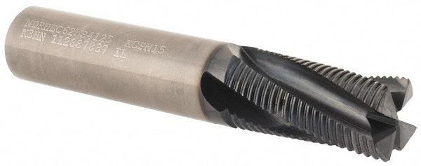 Kennametal 4048697 Square End Mill 5/8'' Dia, 1-1/4'' LOC, 5/8'' Shank Dia, 3-1/2'' OAL, 4 Flutes, Solid Carbide