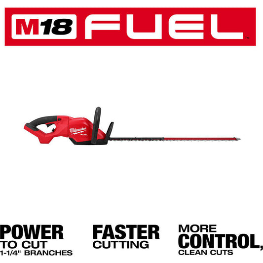 Milwaukee Tool 3034-20 Edgers, Trimmers & Cutters Type Hedge Trimmer  Power Type Cordless Battery  Blade Type Double-Sided  Engine Type None  Blade Length (Decimal Inch) 30.0000  Battery Chemistry Lithium-ion