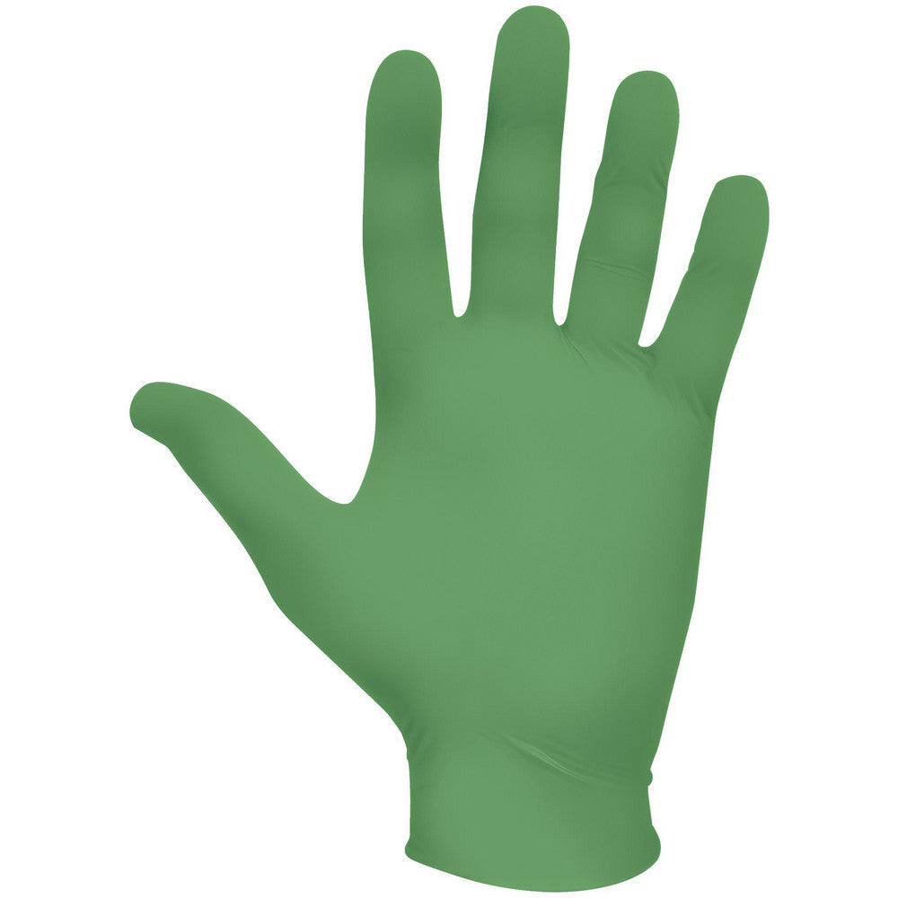 SHOWA 6110PFXXL Disposable Glove Size 2X-Large, 4.0 mil, Nitrile Coated, Nitrile, Food Grade, Powder-Free, Biodegradable