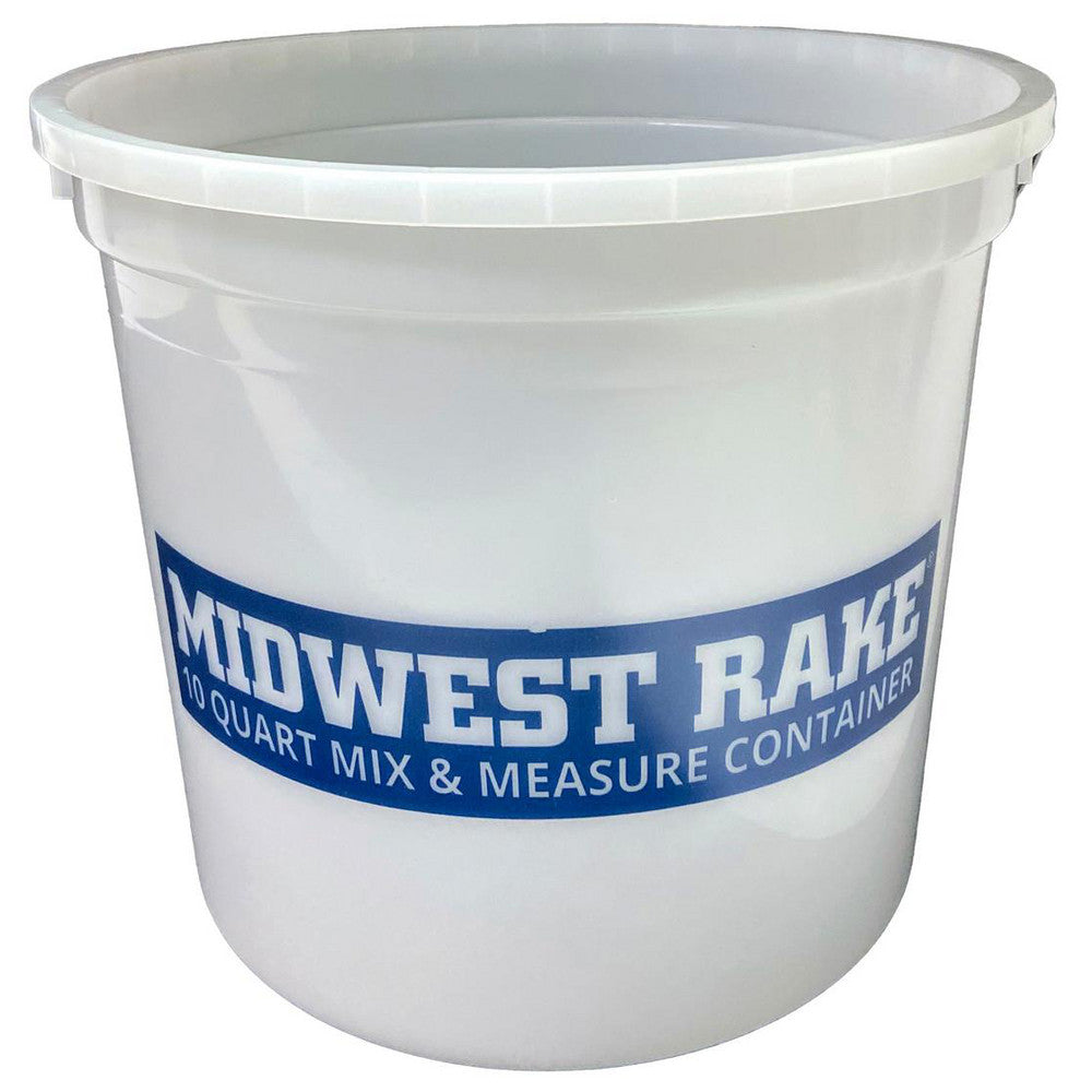 Seymour Midwest LLC 46230 10 Qt, Plastic Round White Bucket & Pail Kit