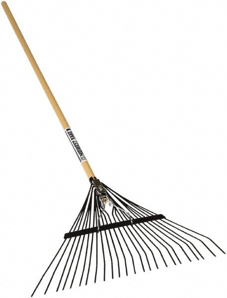 Seymour Midwest LLC 40945 Leaf Rake with 54" Straight Wood Handle