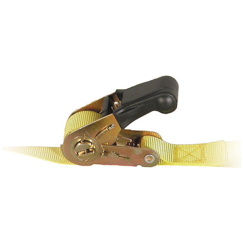 Buyers Products RTD211218 Polyester Ratchet Strap Tie Down 12' Long, 1" Wide, 1800 lb Breaking Strength, 600 lb Load Capacity