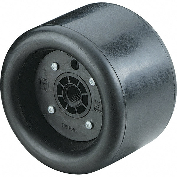 Dynabrade 94481 5" Wheel OD, 3-1/2" Wheel Width, 3,500 RPM, Aluminum, Pneumatic Wheel without Hub