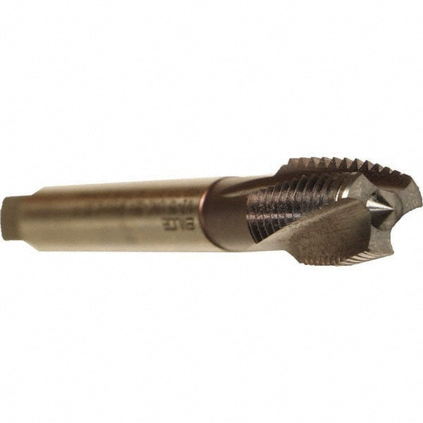 Emuge CU309611.5016 Spiral Flute Tap 3/4-10, UNC, 3 Flute, Plug Chamfer, 3BX Class of Fit, Cobalt, TiCN Finish