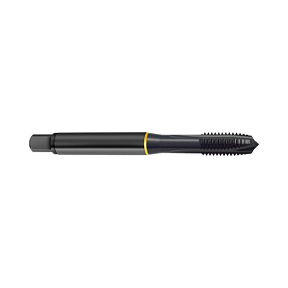 Guhring 9057330060000 Spiral Point Tap M6x1 Metric, 3 Flutes, Plug Chamfer, 6H Class of Fit, High-Speed Steel-E, Steam Oxide Coated