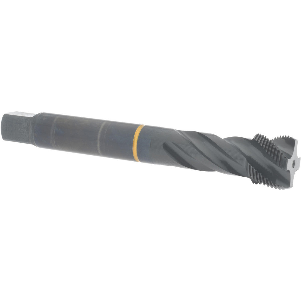 Guhring 9057240160050 Spiral Flute Tap M16x1.00 Metric Fine, 3 Flutes, Modified Bottoming, 6H Class of Fit, Cobalt, Oxide Coated