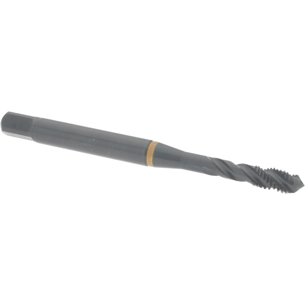 Guhring 9057200060000 Spiral Point Tap M6x1.00 Metric Coarse, 3 Flutes, Modified Bottoming, 6G Class of Fit, Cobalt, Oxide Coated