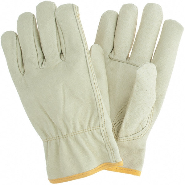 MCR Safety 3451XXL Work Gloves Memphis® 3451, Size 2X-Large, Pigskin Leather Lined, Pigskin Leather, General Purpose