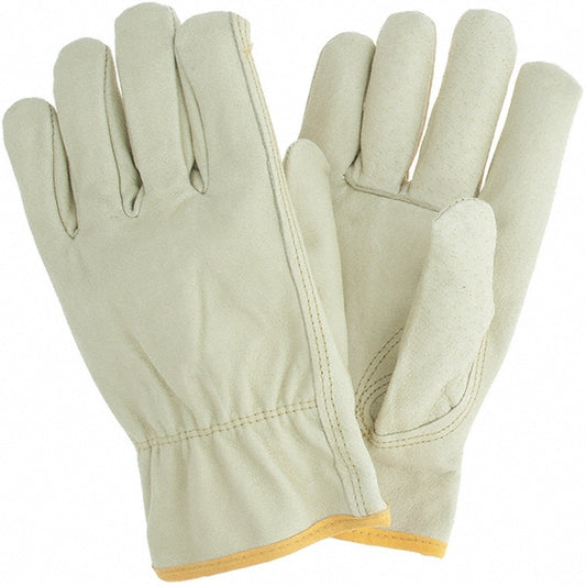 MCR Safety 3451XXL Work Gloves Memphis® 3451, Size 2X-Large, Pigskin Leather Lined, Pigskin Leather, General Purpose