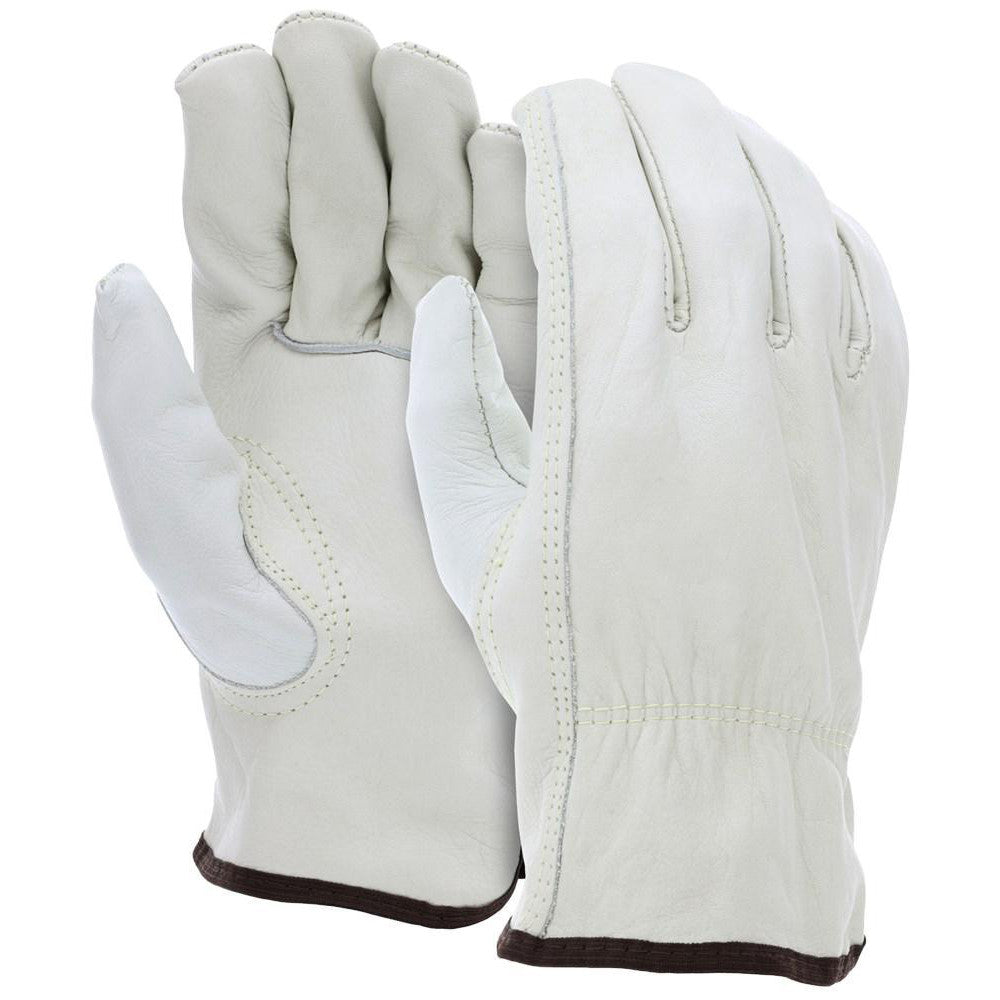 MCR Safety 32113L Work Gloves Memphis® 32113, Size Large, Cowhide Leather Lined, Cowhide Leather, General Purpose