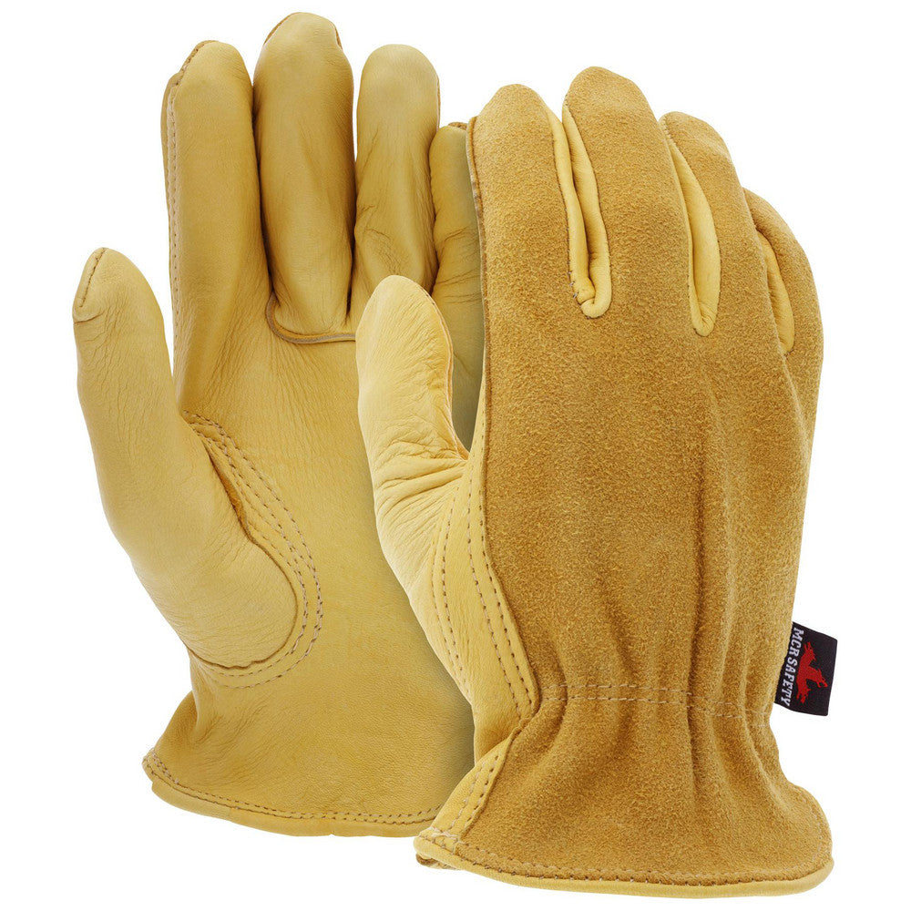 MCR Safety 3505XL Work Gloves Memphis® 3505, Size X-Large, Deerskin Leather Lined, Deerskin Leather, General Purpose