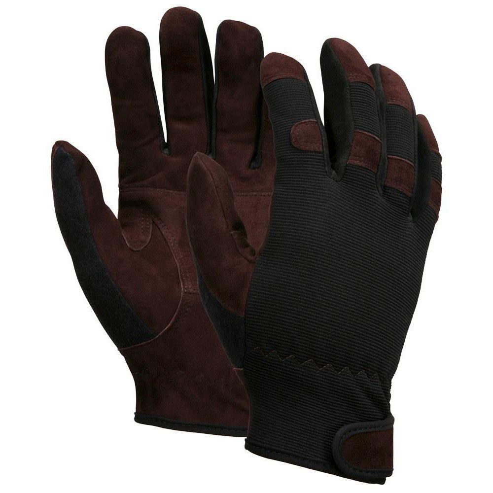 MCR Safety 920XL Work Gloves Memphis® 920, Size X-Large, Spandex & Cowhide Leather Lined, Spandex & Cowhide Leather, Mechanic's & Lifting