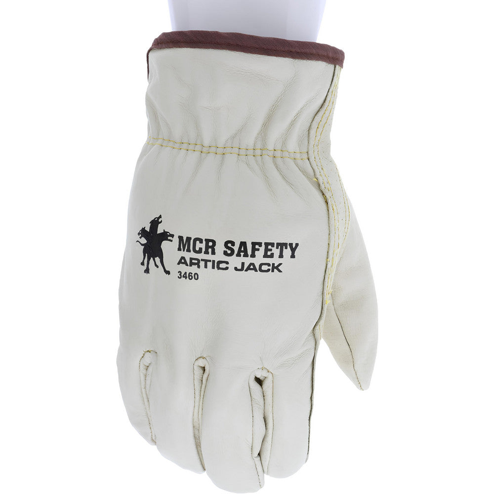 MCR Safety 3460L Work Gloves Memphis® 3460, Size Large, Pigskin Leather Lined, Pigskin Leather, General Purpose