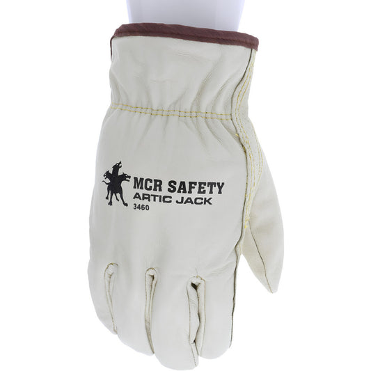 MCR Safety 3460L Work Gloves Memphis® 3460, Size Large, Pigskin Leather Lined, Pigskin Leather, General Purpose