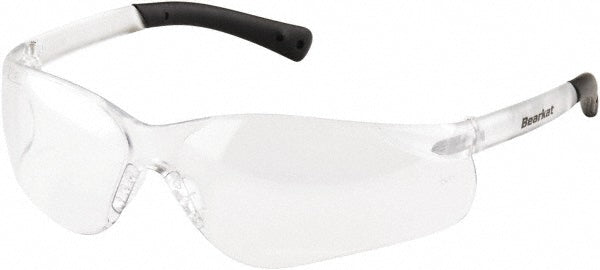 MCR Safety BK310 Safety Glasses Scratch-Resistant, Polycarbonate, Clear Lenses, Frameless